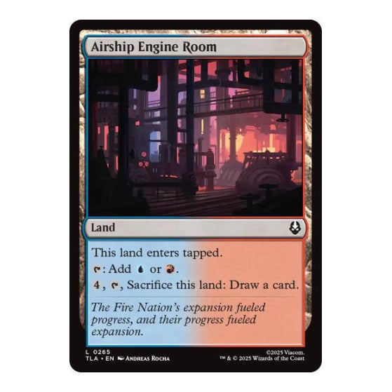 Airship Engine Room (TLA) #265 Land Avatar: The Last Airbender Magic: The Gathering: 2025