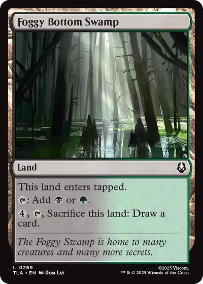 2025 Magic: Avatar: The Last Airbender (TLA) - Foggy Bottom Swamp (#269, Land)