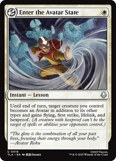 2025 Magic: Avatar: The Last Airbender (TLA) - Enter the Avatar State (#18, Uncommon)