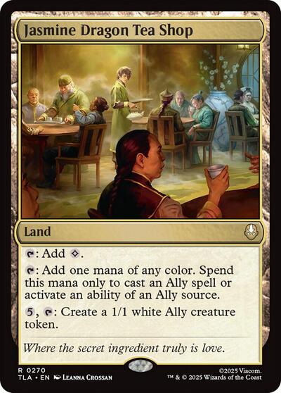 Jasmine Dragon Tea Shop (TLA) #270 Rare Avatar: The Last Airbender Magic: The Gathering: 2025