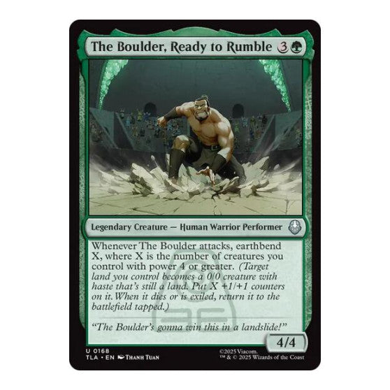 The Boulder, Ready to Rumble (TLA) #168 Uncommon Avatar: The Last Airbender Magic: The Gathering: 2025