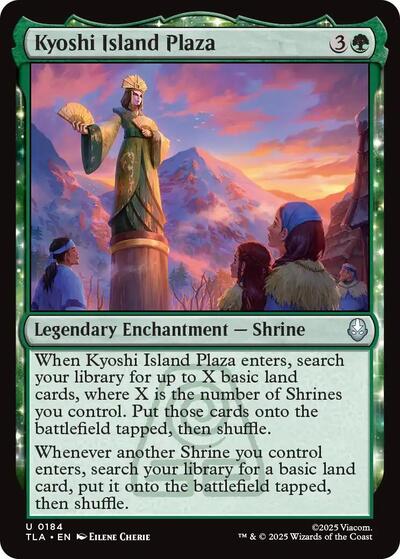 Kyoshi Island Plaza (TLA) #184 Uncommon Avatar: The Last Airbender Magic: The Gathering: 2025