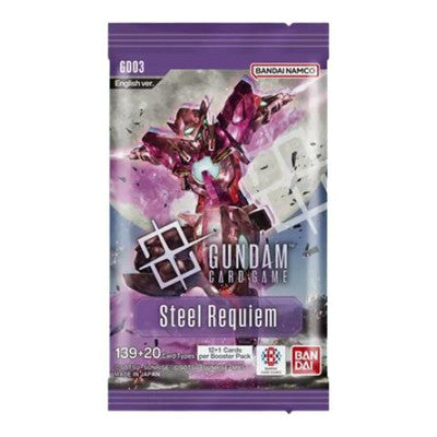 Steel Requiem Booster Pack (GD03) None (Unopened) Steel Requiem Gundam Card Game: 2026