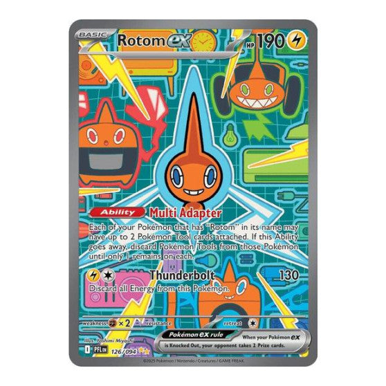 Rotom ex - 126/094 (PFL) #126/094 Special Illustration Rare (Holofoil Near Mint) ME02: Phantasmal Flames Pokemon: 2025