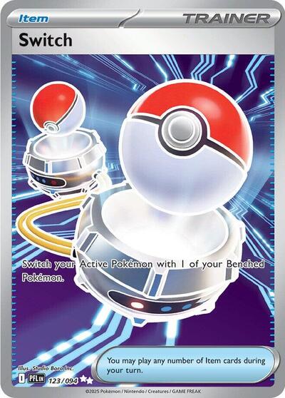 Switch (PFL) #123/094 Ultra Rare (Holofoil Near Mint) ME02: Phantasmal Flames Pokemon: 2025