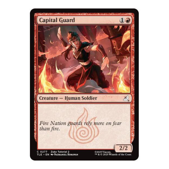 Capital Guard (0277) (TLE) #277 Common (Lightly Played) Avatar: The Last Airbender: Eternal-Legal Magic: The Gathering: 2025