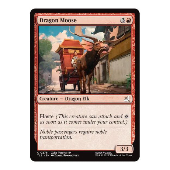 Dragon Moose (0278) (TLE) #278 Common (Lightly Played) Avatar: The Last Airbender: Eternal-Legal Magic: The Gathering: 2025