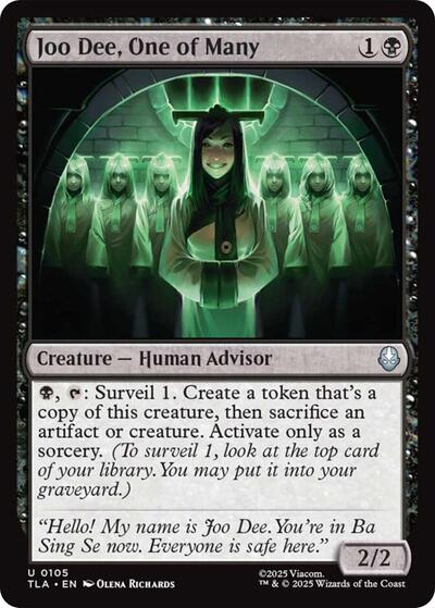 Joo Dee One of Many (TLA) #105 Uncommon Avatar: The Last Airbender Magic: The Gathering: 2025