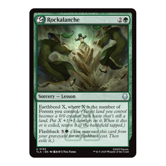 Rockalanche (TLA) #192 Uncommon Avatar: The Last Airbender Magic: The Gathering: 2025