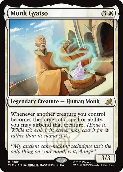 Monk Gyatso (TLE) #81 Rare Avatar: The Last Airbender: Eternal-Legal Magic: The Gathering: 2025