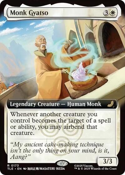 Monk Gyatso Extended Art (TLE) #173 Rare (Foil Near Mint) Avatar: The Last Airbender: Eternal-Legal Magic: 2025