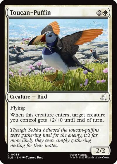 2025 Magic: Avatar: The Last Airbender: Eternal-Legal (TLE) - Toucan Puffin (#88, Common)