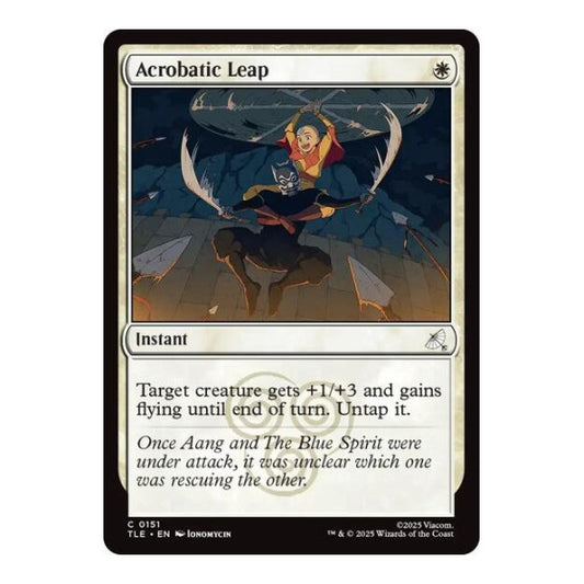Acrobatic Leap (TLE) #151 Common Avatar: The Last Airbender: Eternal-Legal Magic: The Gathering: 2025