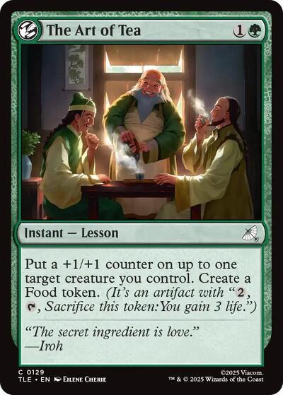 The Art of Tea (TLE) #129 Common Avatar: The Last Airbender: Eternal-Legal Magic: The Gathering: 2025