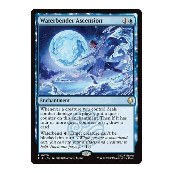 Waterbender Ascension (TLA) #79 Rare (Lightly Played) Avatar: The Last Airbender Magic: The Gathering: 2025