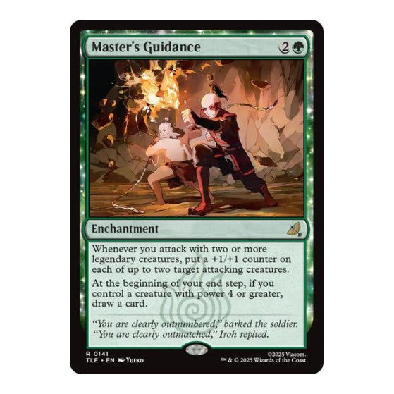 Master's Guidance (TLE) #141 Rare (Lightly Played) Avatar: The Last Airbender: Eternal-Legal Magic: The Gathering: 2025