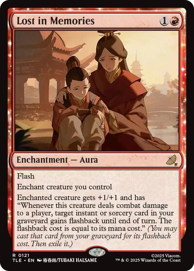 Lost in Memories (TLE) #121 Rare (Foil Lightly Played) Avatar: The Last Airbender: Eternal-Legal Magic: 2025
