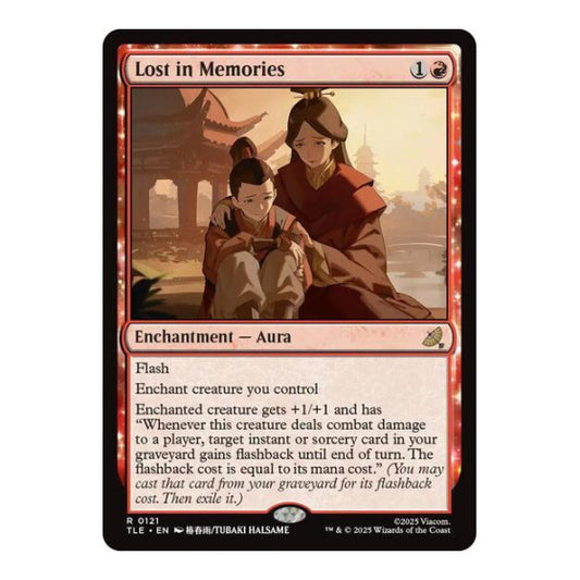 Lost in Memories (TLE) #121 Rare (Foil Lightly Played) Avatar: The Last Airbender: Eternal-Legal Magic: The Gathering: 2025