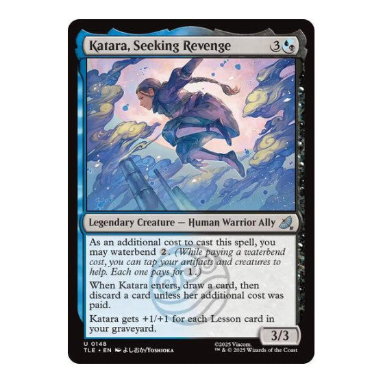 Katara, Seeking Revenge (TLE) #148 Uncommon Avatar: The Last Airbender: Eternal-Legal Magic: The Gathering: 2025