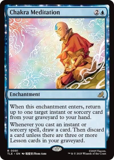 Chakra Meditation (TLE) #91 Rare (Near Mint) Avatar: The Last Airbender: Eternal-Legal Magic: The Gathering: 2025