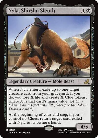 Nyla Shirshu Sleuth (TLE) #109 Rare (Near Mint) Avatar: The Last Airbender: Eternal-Legal Magic: The Gathering: 2025