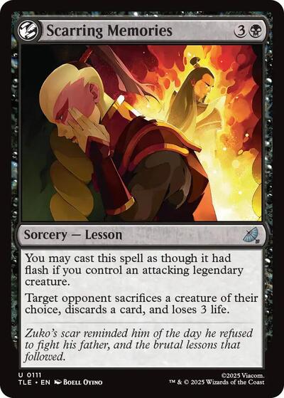 Scarring Memories (TLE) #111 Uncommon (Near Mint) Avatar: The Last Airbender: Eternal-Legal Magic: The Gathering: 2025