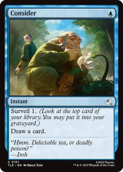 Consider (TLE) #157 Common (Lightly Played) Avatar: The Last Airbender: Eternal-Legal Magic: The Gathering: 2025