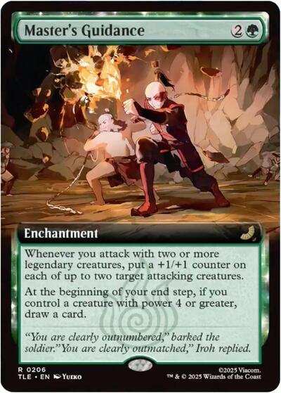 Masters Guidance Extended Art (TLE) #206 Rare (Foil Near Mint) Avatar: The Last Airbender: Eternal-Legal Magic: The Gathering: 2025