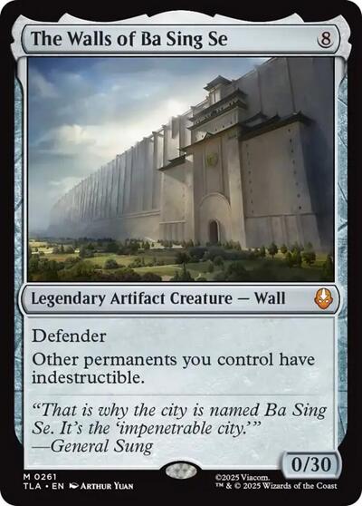 The Walls of Ba Sing Se (TLA) #261 Mythic Rare (Near Mint) Avatar: The Last Airbender Magic: The Gathering: 2025