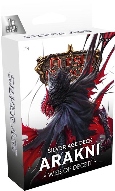Silver Age Chapter 2 Deck - Arakni, Web of Deceit (Chaos Assassin) () None (Unopened) Silver Age Chapter 2 Flesh and Blood TCG: 2026