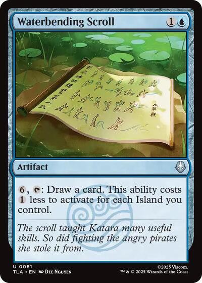 Waterbending Scroll (TLA) #81 Uncommon Avatar: The Last Airbender Magic: The Gathering: 2025