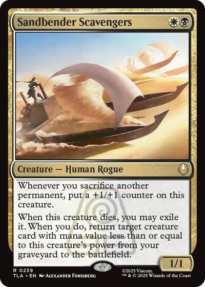 Sandbender Scavengers (TLA) #239 Rare Avatar: The Last Airbender Magic: The Gathering: 2025