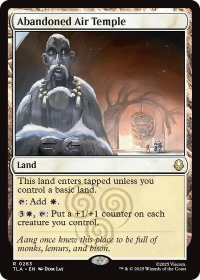 Abandoned Air Temple (TLA) #263 Rare (Lightly Played) Avatar: The Last Airbender Magic: The Gathering: 2025