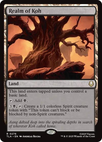 Realm of Koh (TLA) #276 Rare Avatar: The Last Airbender Magic: The Gathering: 2025