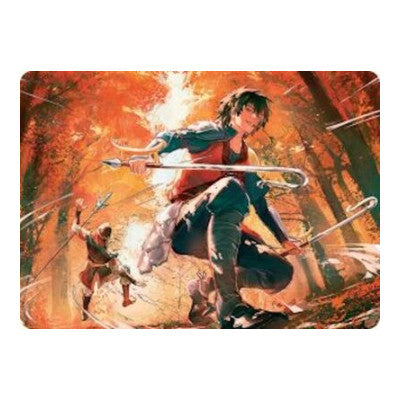 Jet, Rebel Leader Art Card (ASTLA) #26 Special (Near Mint) Art Series: Avatar: The Last Airbender Magic: The Gathering: 2025