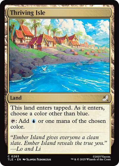 Thriving Isle (TLE) #263 Common Avatar: The Last Airbender: Eternal-Legal Magic: The Gathering: 2025