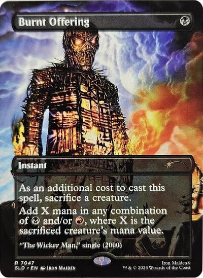 Burnt Offering (SLD) #7047 Rare (Near Mint) Secret Lair Drop Series Magic: The Gathering: 2026