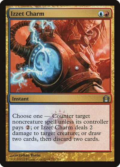 Izzet Charm (RTR) #172 Uncommon (Moderately Played) Return to Ravnica Magic: The Gathering: 2012