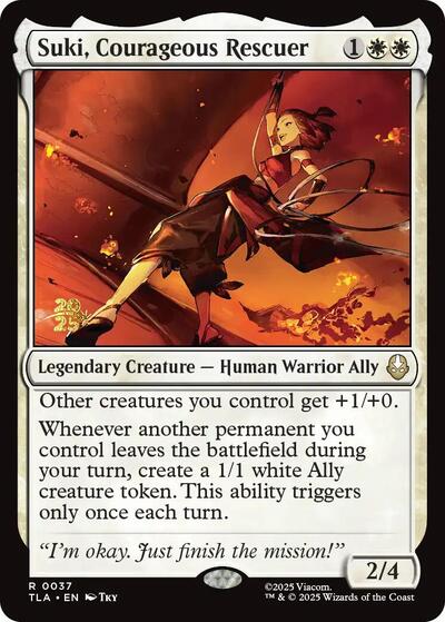 Suki Courageous Rescuer (PRE) #37s Rare (Foil Near Mint) Prerelease Cards Magic: The Gathering: 2026