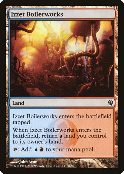Izzet Boilerworks (DDJ) #34 Common (Lightly Played) Duel Decks: Izzet vs. Golgari Magic: 2012