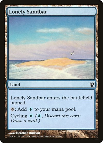 Lonely Sandbar (DDJ) #35 Common (Lightly Played) Duel Decks: Izzet vs. Golgari Magic: 2012