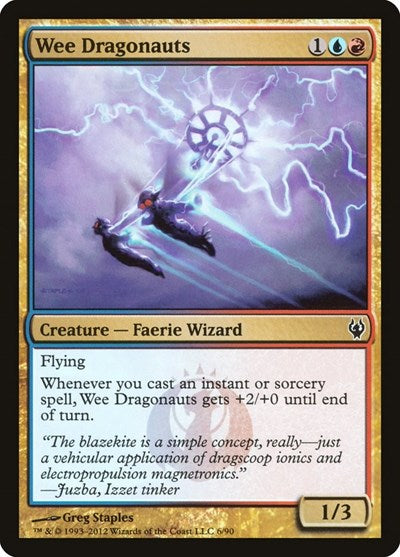 Wee Dragonauts (DDJ) #6 Common (Lightly Played) Duel Decks: Izzet vs. Golgari Magic: 2012