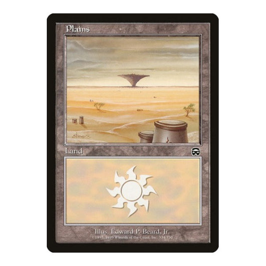 Plains (334) (MMQ) #334 Land Mercadian Masques Magic: The Gathering: 1999