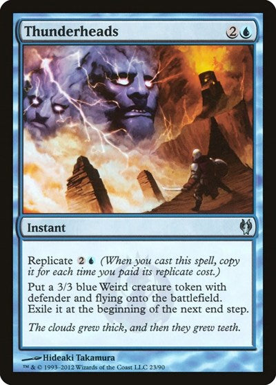 Thunderheads (DDJ) #23 Uncommon (Lightly Played) Duel Decks: Izzet vs. Golgari Magic: 2012
