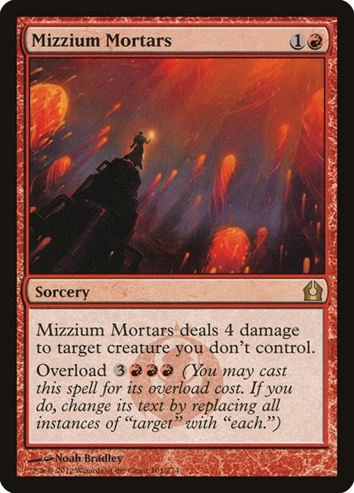 Mizzium Mortars (RTR) #101 Rare (Lightly Played) Return to Ravnica Magic: The Gathering: 2012