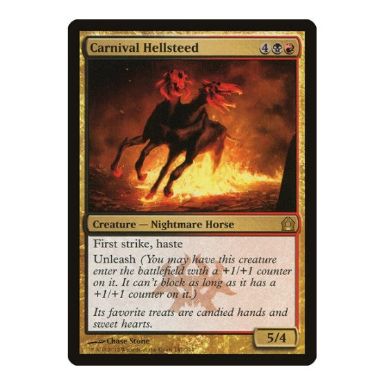 Carnival Hellsteed (RTR) #147 Rare Return to Ravnica Magic: The Gathering: 2012
