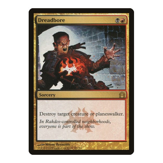 Dreadbore (RTR) #157 Rare (Lightly Played) Return to Ravnica Magic: The Gathering: 2012