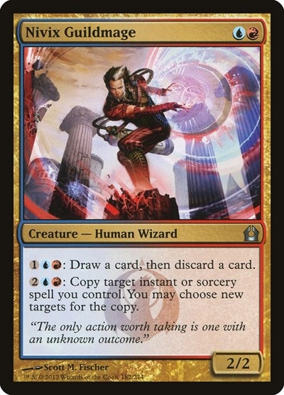Nivix Guildmage (RTR) #182 Uncommon (Lightly Played) Return to Ravnica Magic: The Gathering: 2012