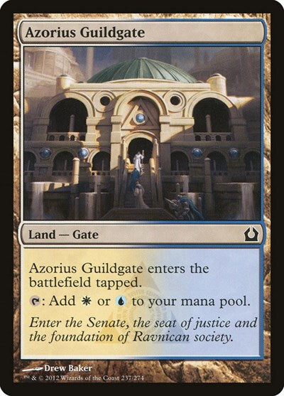 2012 Magic: Return to Ravnica (RTR) - Azorius Guildgate (#237, Common)