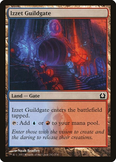 2012 Magic: Return to Ravnica (RTR) - Izzet Guildgate (#242, Common)